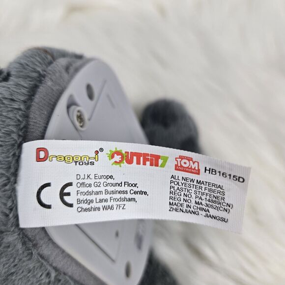 DRAGON-I Talking Tom Talk Back Cat Interactive Gray Plush 9" - Picture 9 of 10